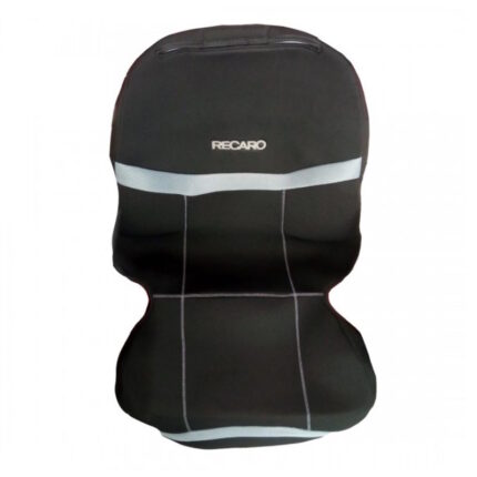 ΗΜΙΚΑΛΥΜΜΑΤΑ ΚΑΘΙΣΜΑΤΩΝ BUCKET RECARO ΜΑΥΡΟ/ΓΚΡΙ ΜΕ ΥΠΟΔΟΧΗ ΠΡΟΣΚΕΦΑΛΟΥ VELCRO & ΠΡΟΣΚΕΦΑΛΟ – 2 ΤΕΜ.